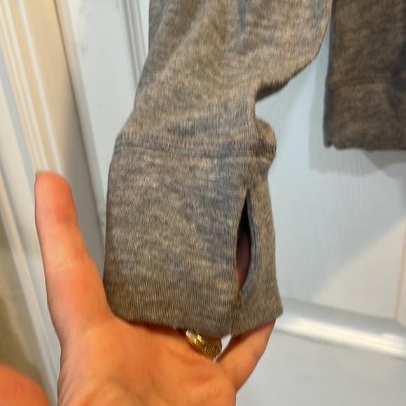 Lululemon Gray Double Up Reversible Cowl Neck Top 8 - Picture 6 of 10